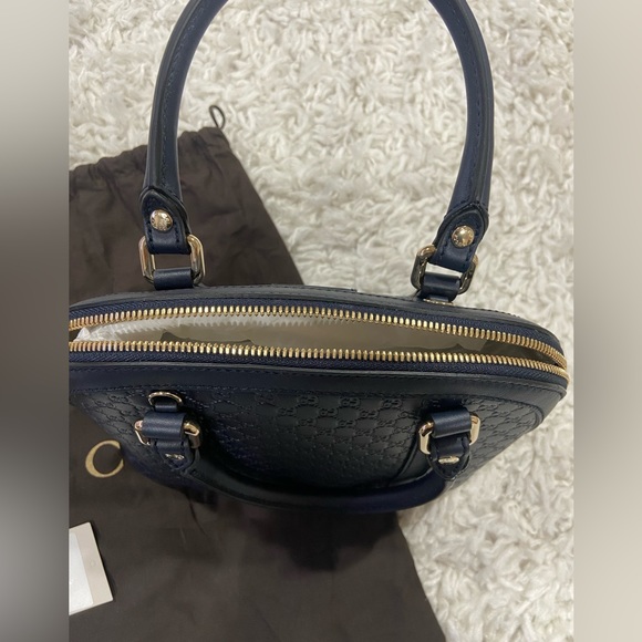 New Gucci Mini Microguccissima Dome Handbag - Picture 3 of 12